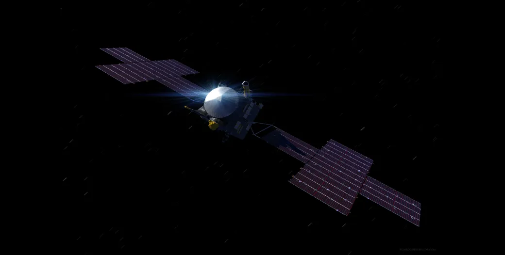 Artists' impression of Psyche spacecraft. Credit: NASA/JPL/ASU