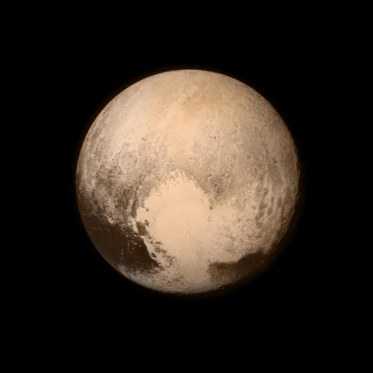 Pluto nearly fills the frame in this image from NASA's New Horizons spacecraft. The image was taken on July 13, 2015. Credit: NASA/Johns Hopkins University Applied Physics Laboratory/Southwest Research Institute