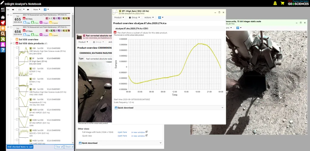 Screenshot of the Analyst's Notebook in action
