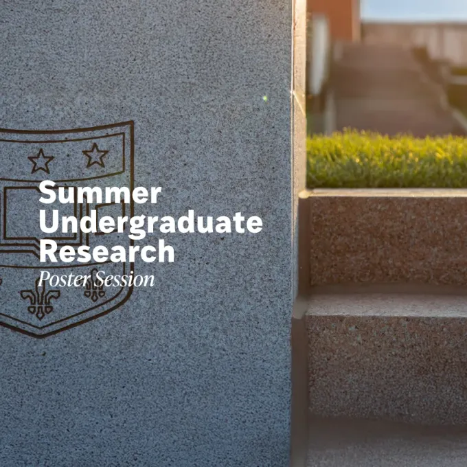 Summer Undergraduate Research Poster Session logo
